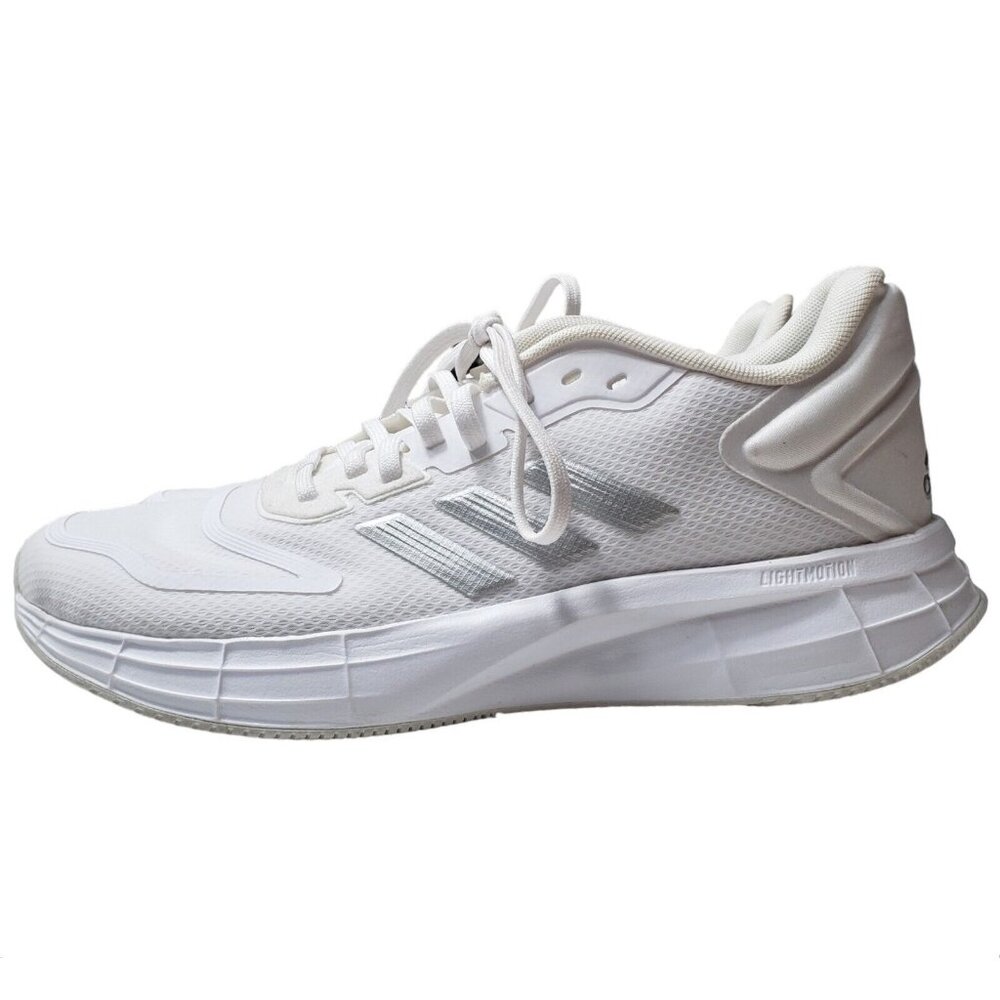 Adidas Duramo‎ Silver Running Shoe Women’s US 9 Trainer Athletic Gently Used ***